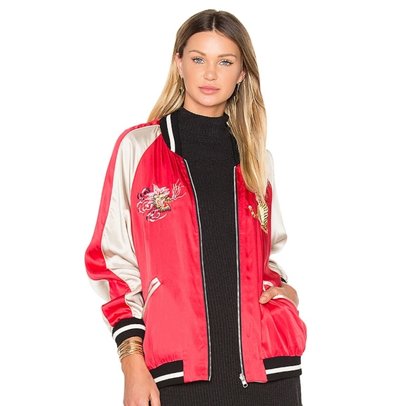 Bardot Reversible Beau Japan Bomber - Picture 1 of 8
